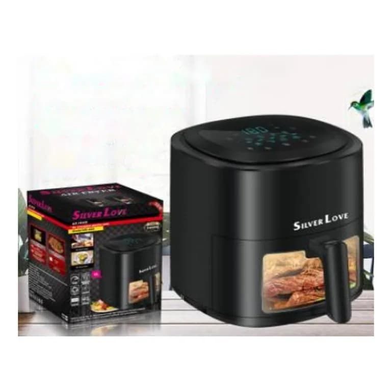Hava fritözü 4 l, sensor ekran, pəncərəli, şəkil 1