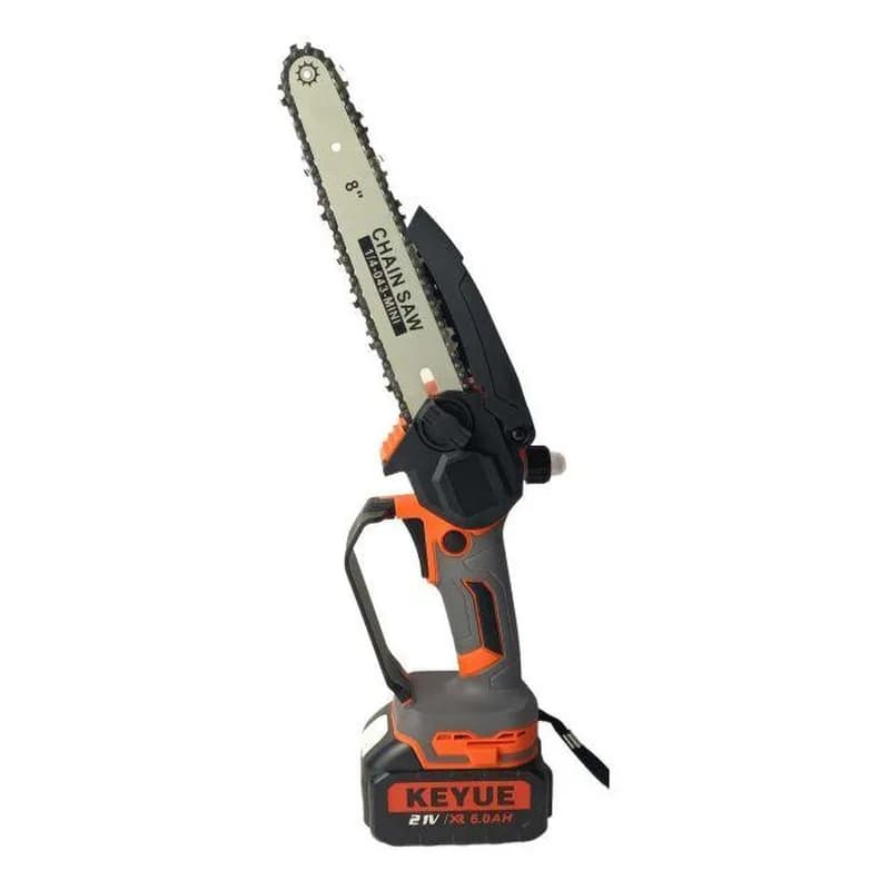 Fırçasız akkumulyatorlu mini zəncirli mişar 8", 12V, KY-234, şəkil 1