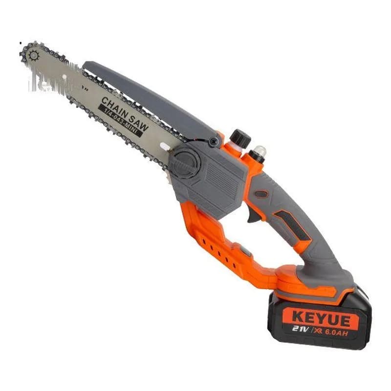 Fırçasız akkumulyatorlu mini zəncirli mişar 8", 12V, KY-235, şəkil 1