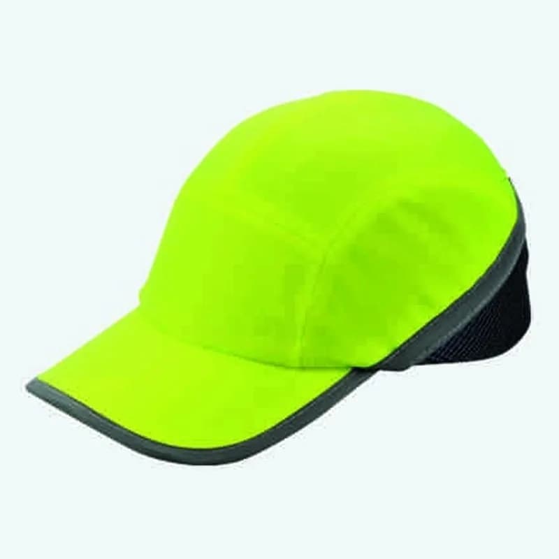 Qoruyucu kepka (bump cap), neon-sarı, əksetdirici haşiyəli, şəkil 1