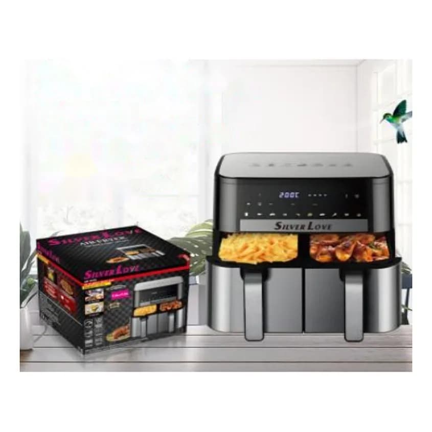 İki səbətli hava fritözü 2 x 5 l, sensor ekran, şəkil 1