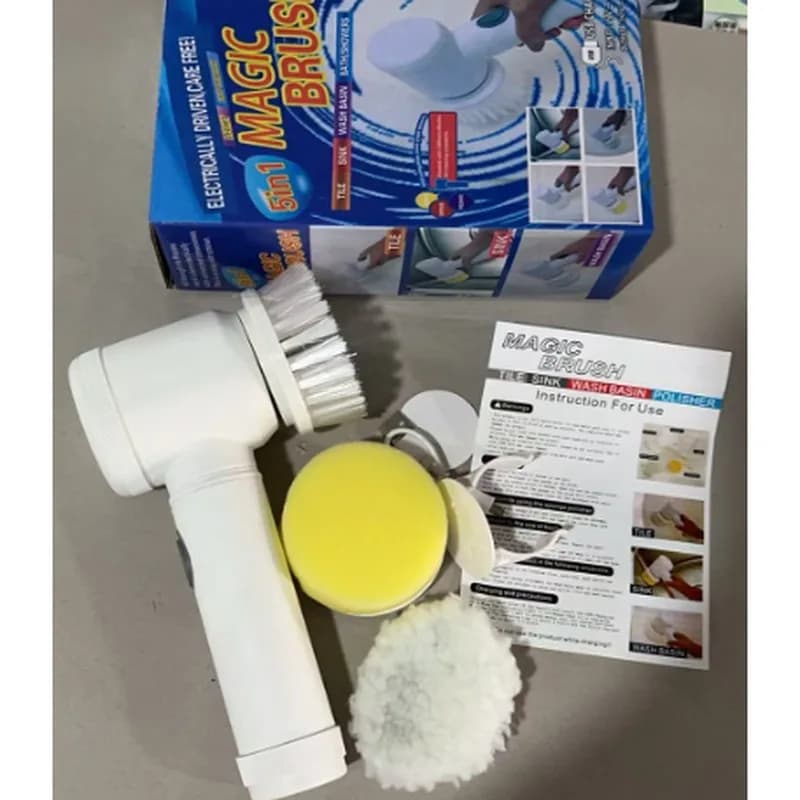 Elektrik təmizləmə fırçası, 3 və ya 5 başlıqlı dəst, şəkil 1