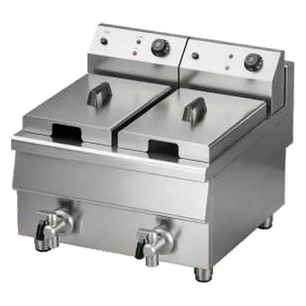 Elektrik fritür, masaüstü, 2 vannalı, 2 x 8,5 l, şəkil 1