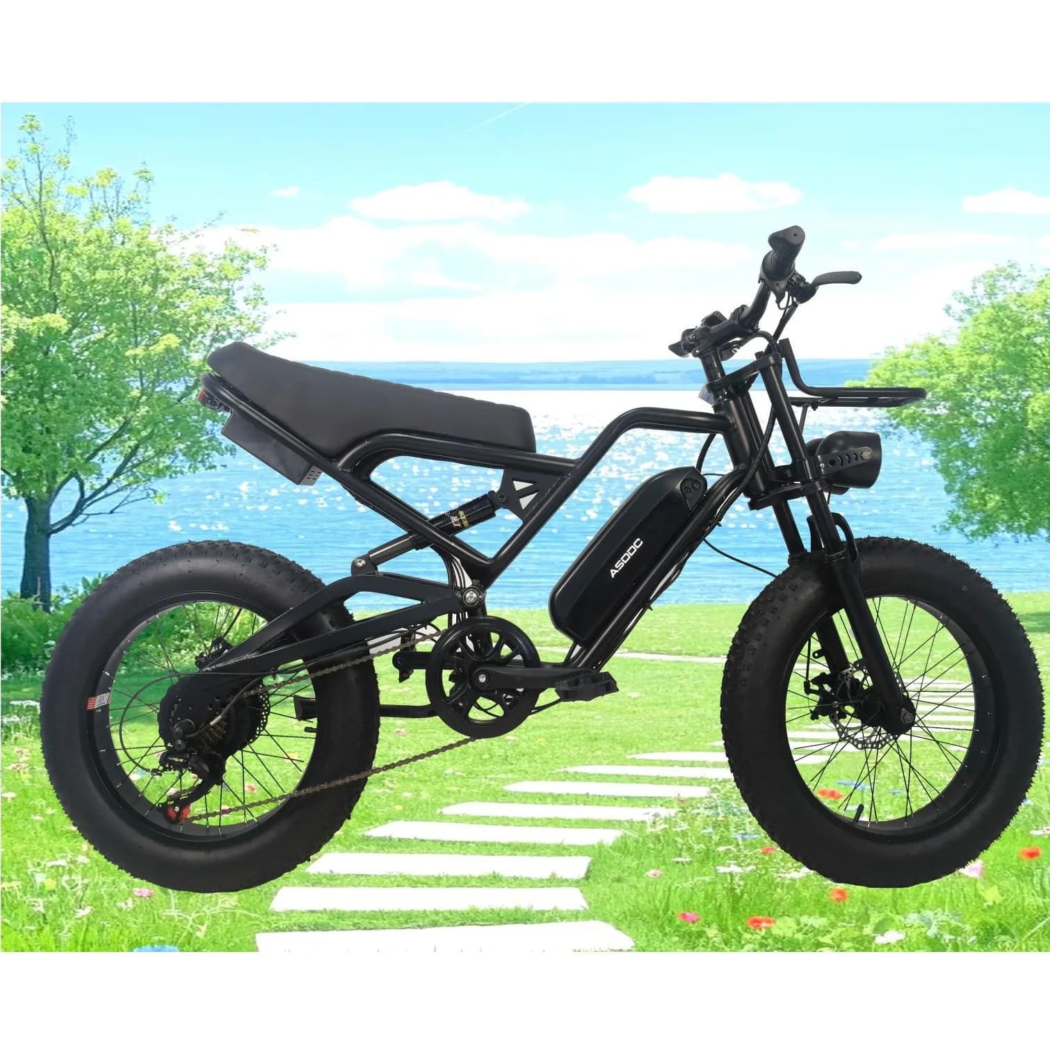 Fat-bike elektrik velosipedi, 20 x 4,0, 48 V 500 Vt, şəkil 1