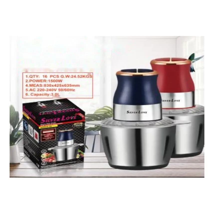 Elektrik doğrayıcı (çopper), 3 l, polad qab, SC-429, şəkil 1