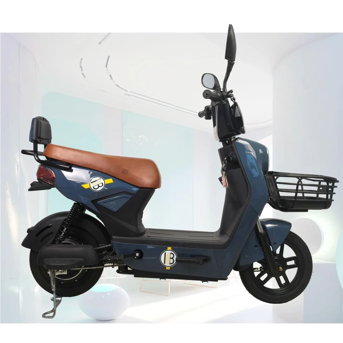 Elektrik skuter, 14", 48 V 350 Vt, bütöv oturacaqlı, şəkil 1