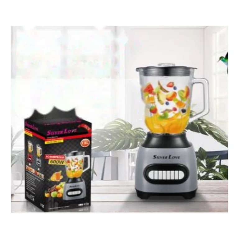 Şüşə qablı blender, 1,5 l, düyməli panel, şəkil 1