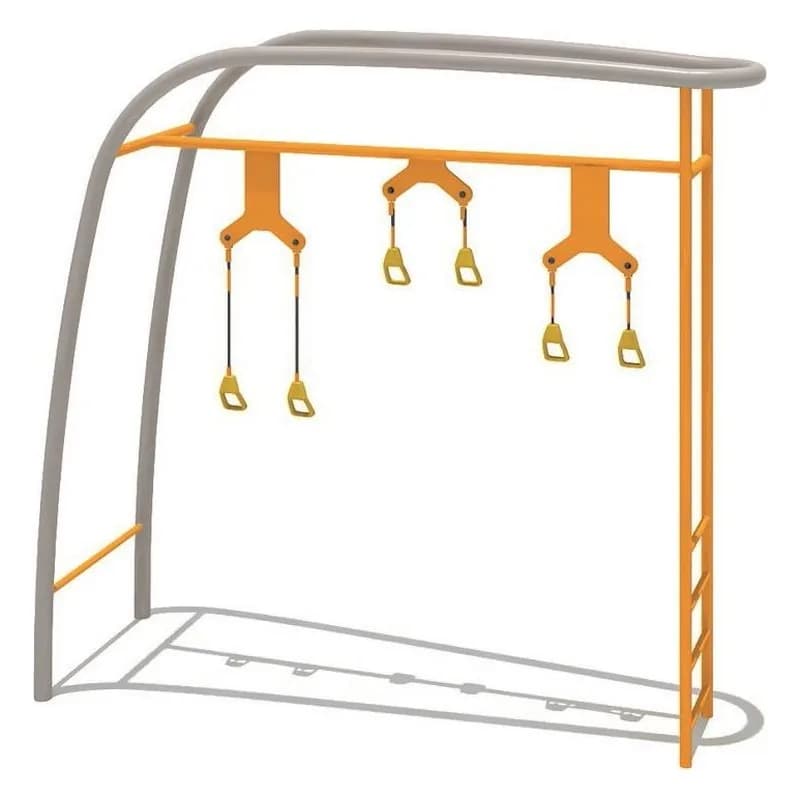 Gimnastika halqaları çərçivəsi, tağlı, 280×130 sm, şəkil 1