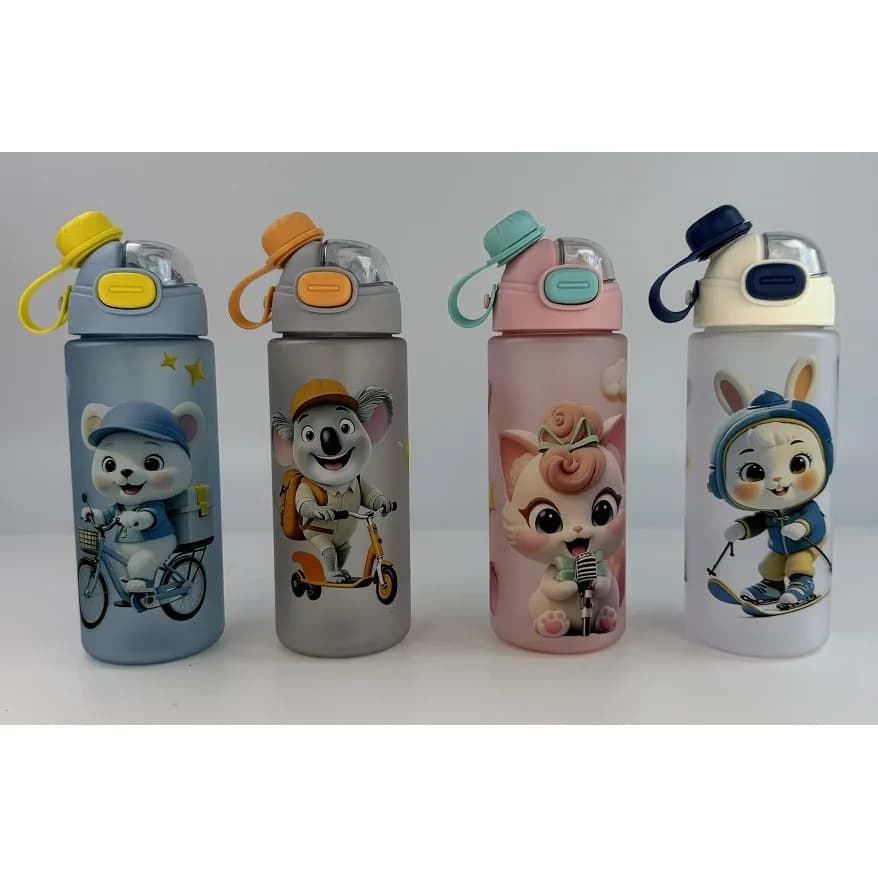 Uşaq su qabı, iki ağızlı, matlı, 600 ml, şəkil 1