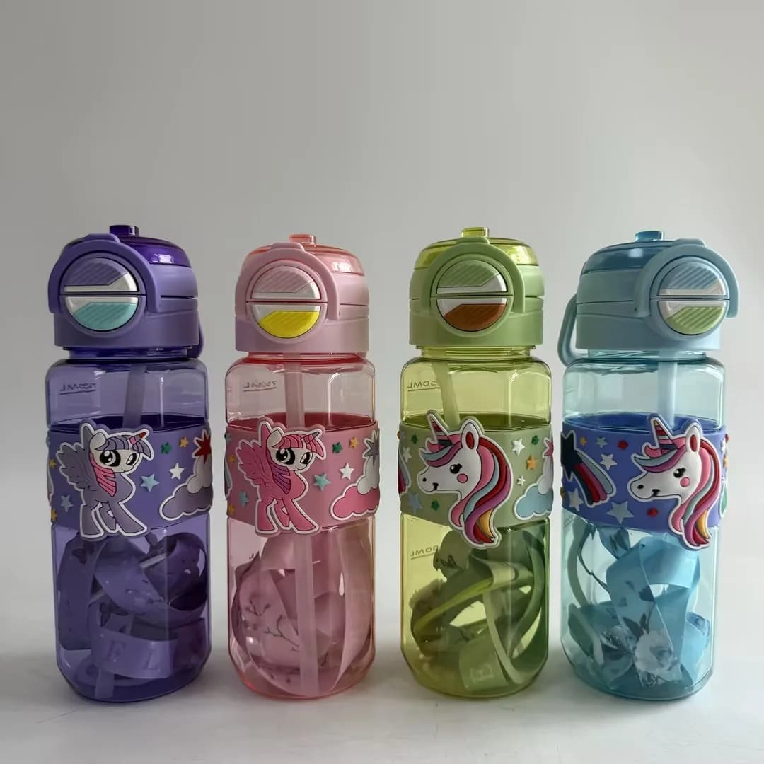 Uşaq su qabı, iki ağızlı, səkkizbucaq, 750 ml, şəkil 1