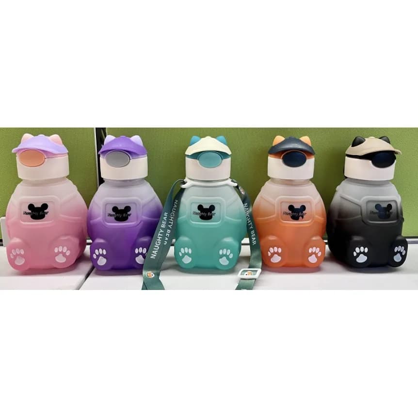 Uşaq su qabı, rəngli, robot fiqurlu, 750 ml, şəkil 1