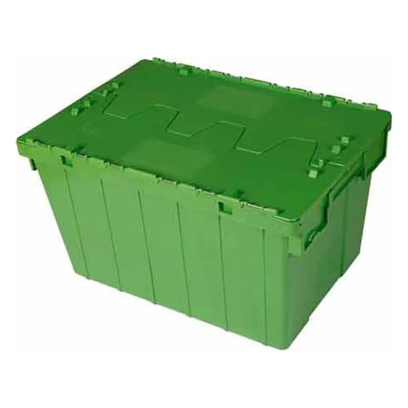 Qapaqlı plastik logistika qutusu, 560 x 380 x 323 mm, şəkil 1