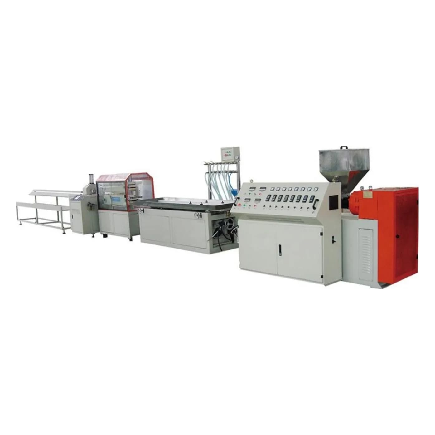 Kiçik profil istehsal xətti PVC/PE/ABS/PMMA/PS, şəkil 1