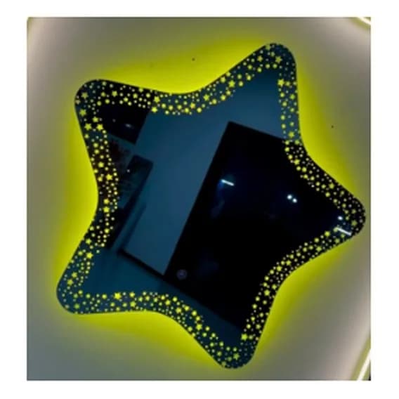 Ulduz formalı LED güzgü, 50-70 sm, şəkil 1