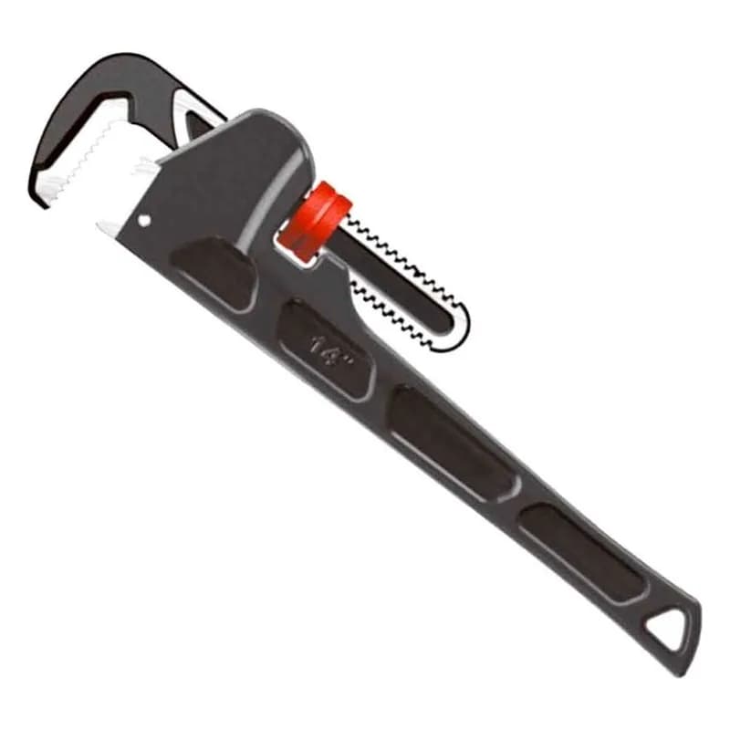 Ağır iş üçün boru açarı, tünd boz, 10-24", şəkil 1