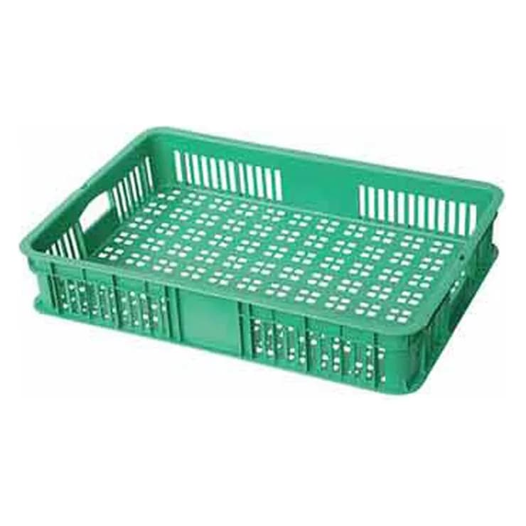 Dəlikli plastik tərəvəz yeşiyi, 600 x 400 mm, şəkil 1