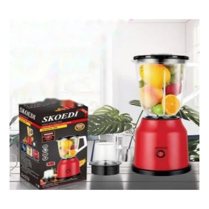 Blender və üyüdücü 2-si 1-də, 1,5 l, qırmızı, şəkil 1