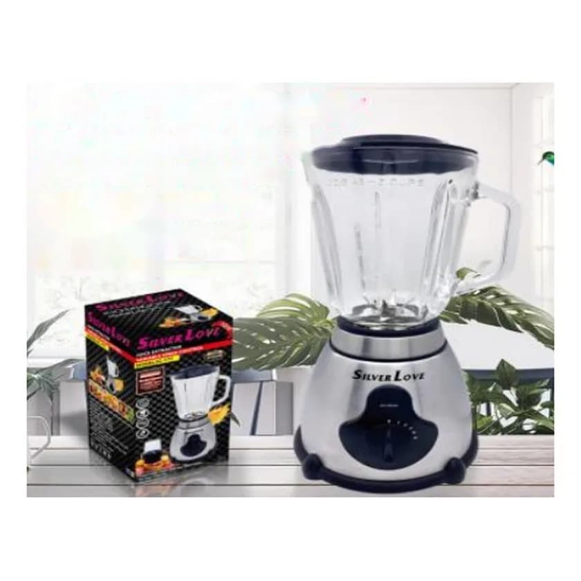 Şüşə qablı blender və üyüdücü 2-si 1-də, 1,5 l, 5 sürət, şəkil 1