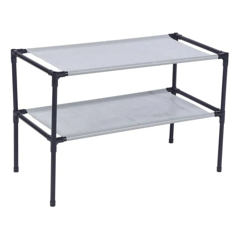 2 mərtəbəli parça rəfli ayaqqabı rəfi, 57 x 29 x 36 sm, şəkil 1