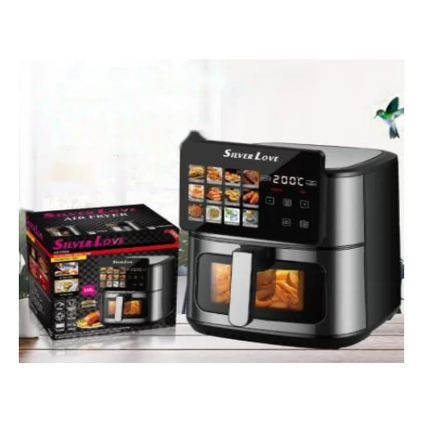 Hava fritözü 10 l, sensor ekran, pəncərəli, MS-1804, şəkil 1