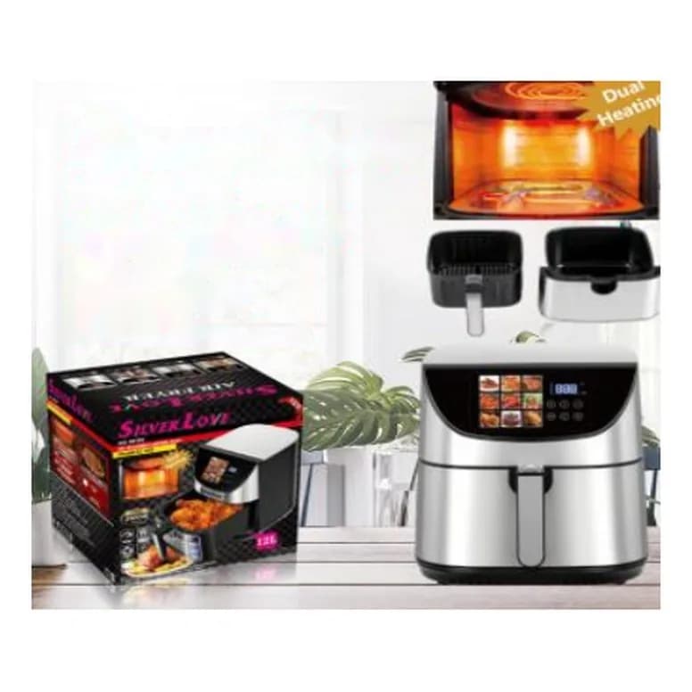 Hava fritözü 12 l, ikitərəfli qızdırma, sensor ekran, şəkil 1
