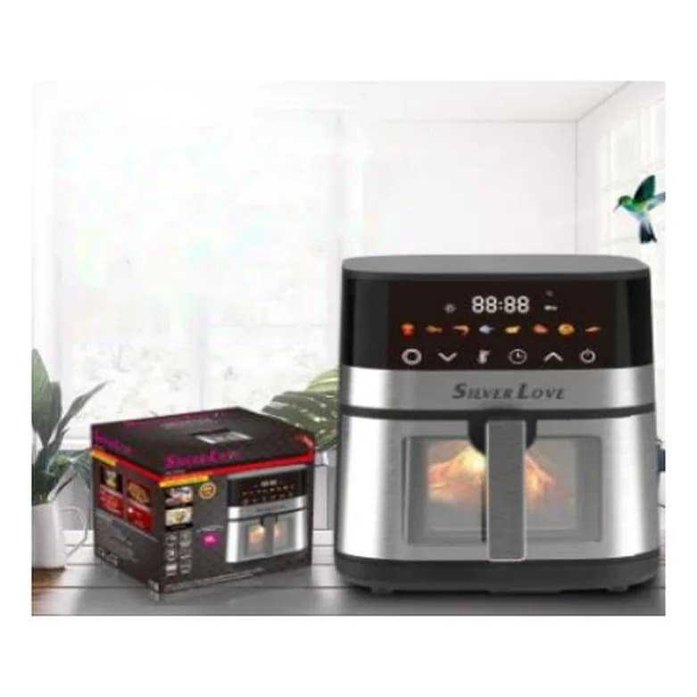 Hava fritözü 8 l, sensor ekran, pəncərəli, CY-5004-EW, şəkil 1