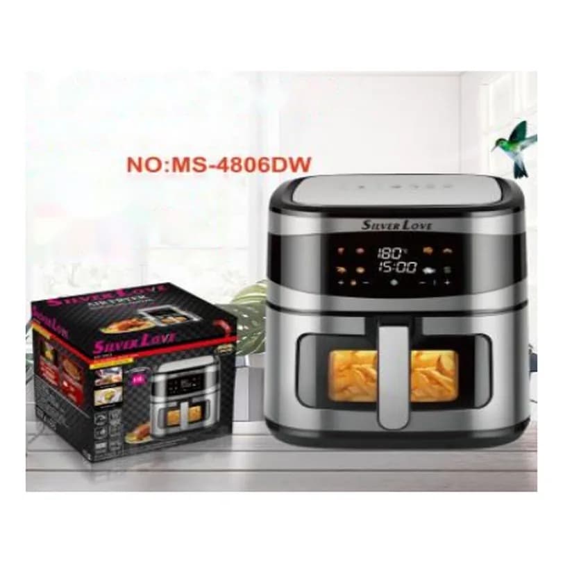Hava fritözü 8 l, sensor ekran, pəncərəli, MS-4806DW, şəkil 1