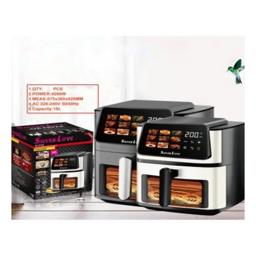 Hava fritözü 8,8 l, sensor ekran, pəncərəli, RA902, şəkil 1