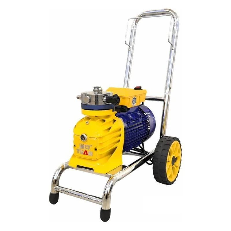Airless boya aparatı 2200 Vt, 2,5 l/dəq, asinxron mühərrikli, xrom arabalı, şəkil 1