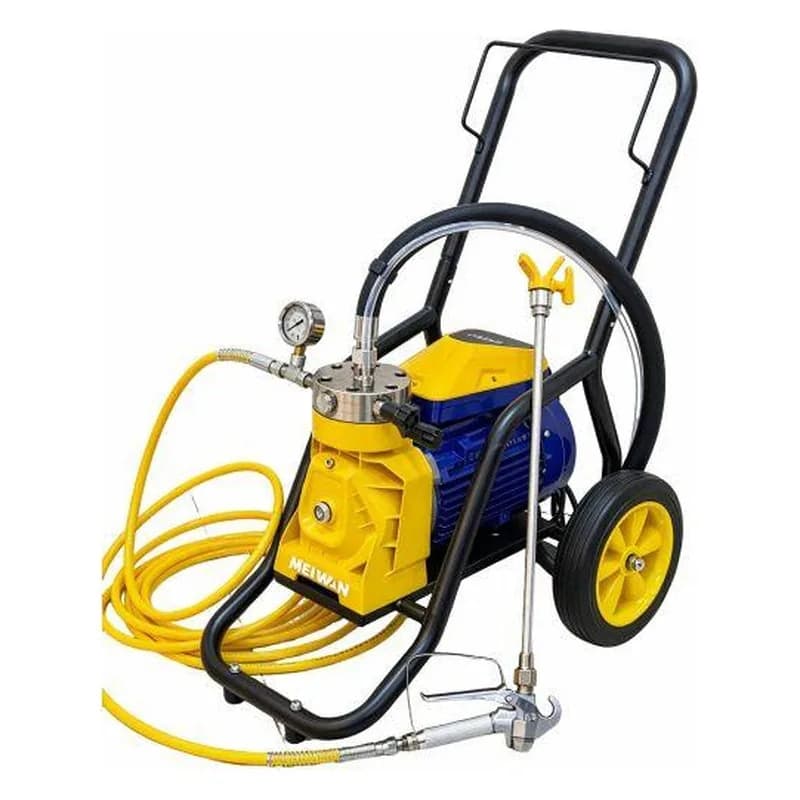 Airless boya aparatı 2200 Vt, 3,0 l/dəq, asinxron mühərrikli, manometrli, arabalı, şəkil 1