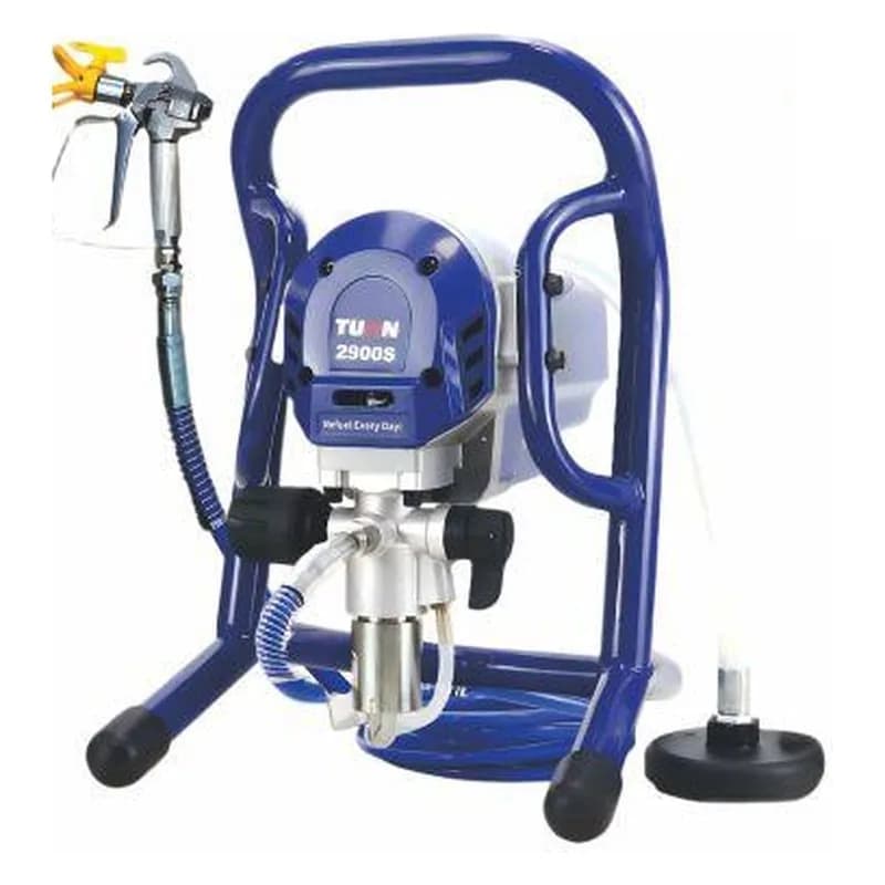 Airless boya aparatı 750 Vt, 1,2 l/dəq, mavi çərçivəli, şəkil 1