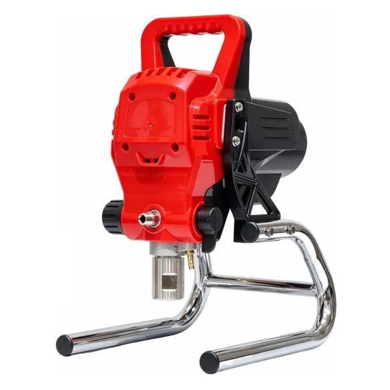 Airless boya aparatı 850 Vt, 1,5 l/dəq, qırmızı korpuslu, ayaqlı, 220/110 V, şəkil 1