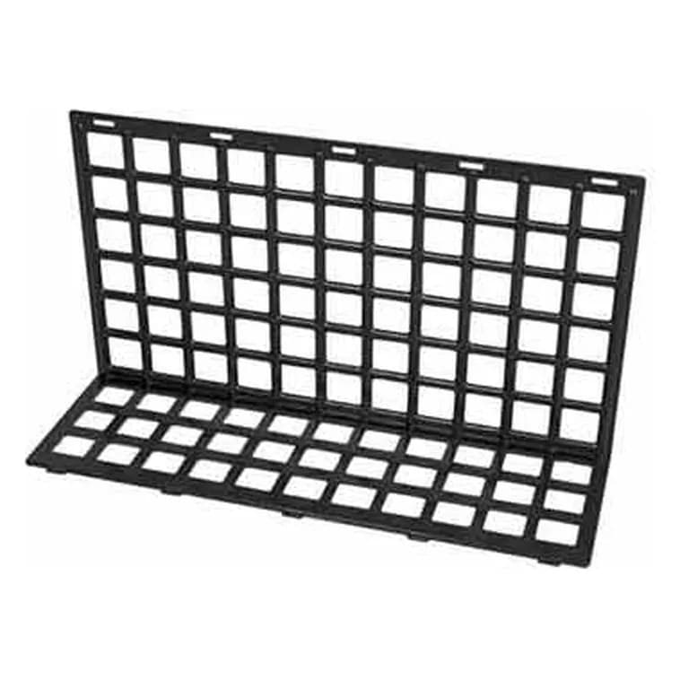 Tərəvəz vitrini üçün qara plastik arakəsmə, 380 x 213 x 120 mm, şəkil 1