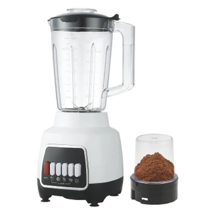 Blender və üyüdücü, 1,5 l qab, düyməli, ağ və ya qara, şəkil 1
