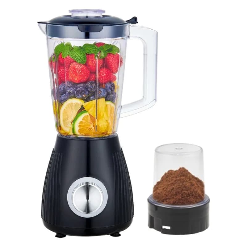 Blender və üyüdücü, 1,5 l plastik qab, qara, LK-B213P, şəkil 1
