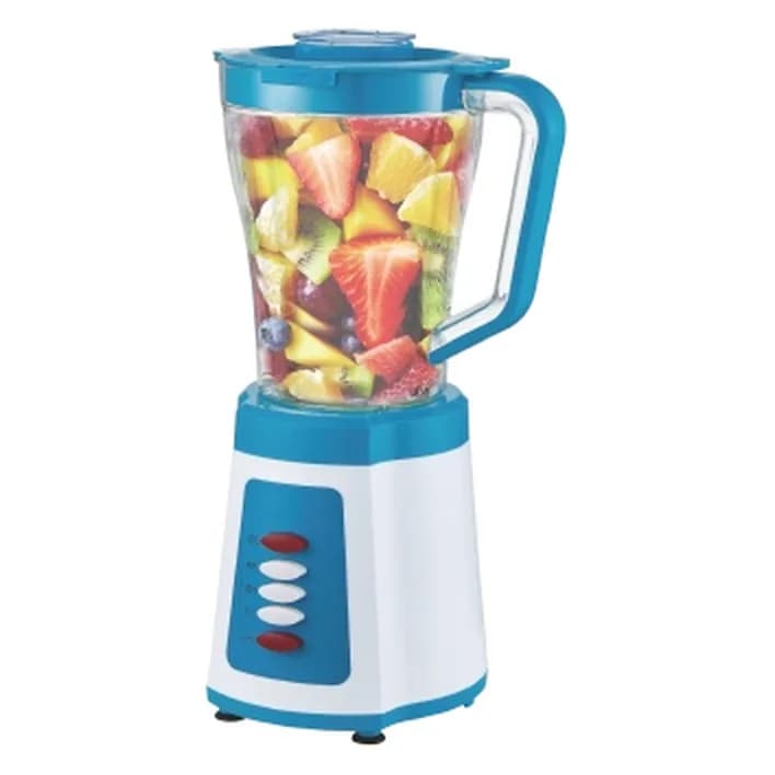 Blender və üyüdücü, 1,5 l plastik qab, mavi-ağ, şəkil 1