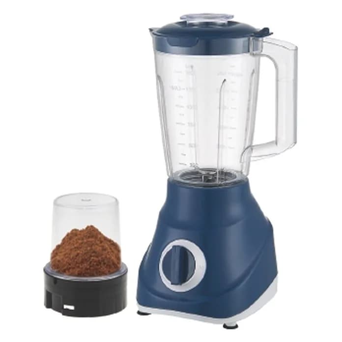 Blender və üyüdücü, 1,5 l plastik qab, tünd göy, şəkil 1