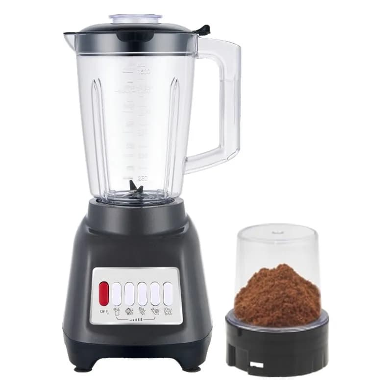 Blender və üyüdücü, 1,5 l plastik qab, tünd boz, şəkil 1