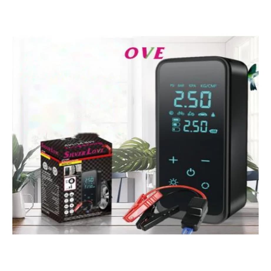 Avtomobil işəsalma cihazı və şin nasosu, 2 x 2000 mAh, şəkil 1
