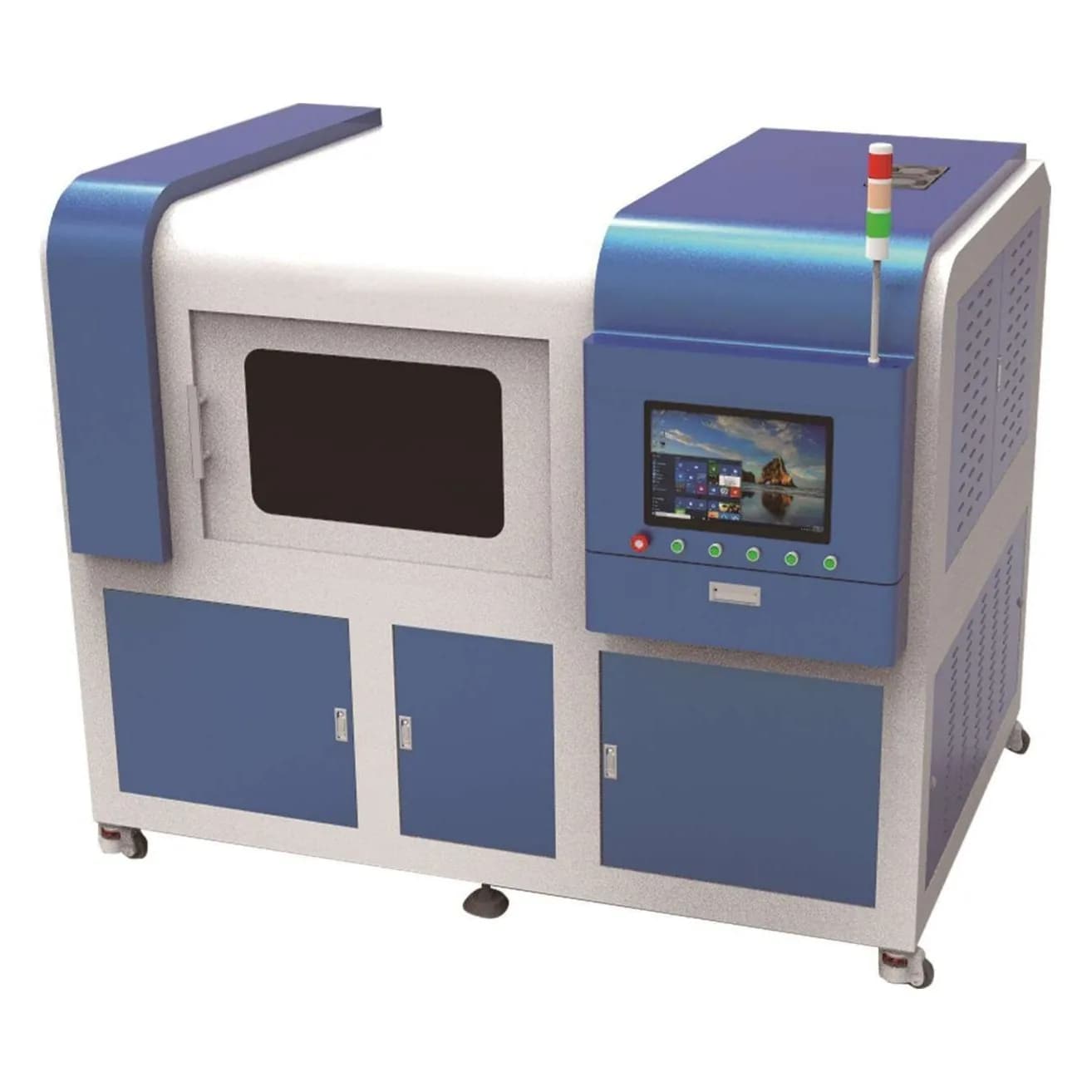 Kiçik dəqiq fiber lazer kəsmə dəzgahı 600x900 mm, şəkil 1