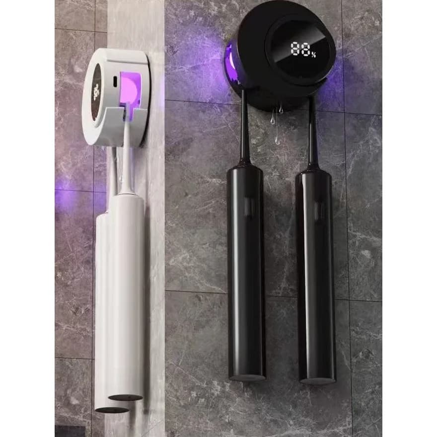 UV sterilizasiyalı diş fırçası saxlayıcısı, divara asılan, kiçik, şəkil 1