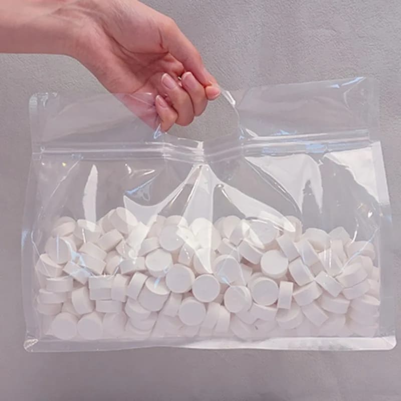 Sıxılmış birdəfəlik dəsmal (tablet), şəkil 1