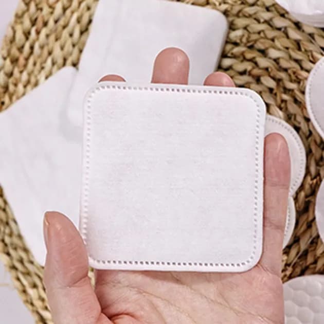 Kosmetik pambıq disklər, makiyaj təmizləmək üçün, şəkil 1