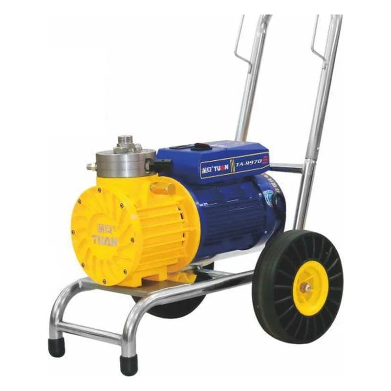 Diafraqmalı boya aparatı 1800 Vt, 4 l/dəq, qənaətli, arabalı, şəkil 1