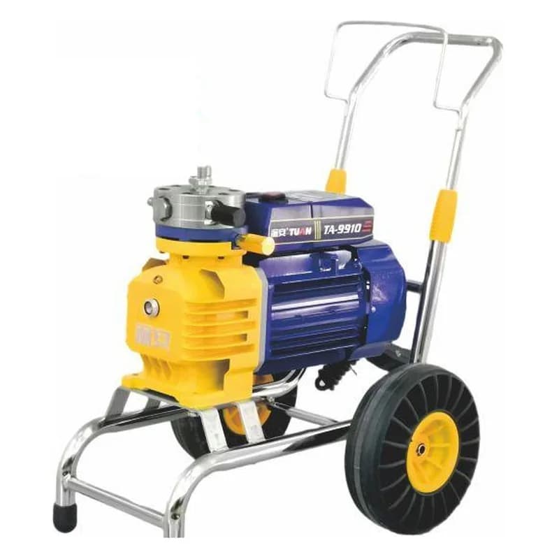 Diafraqmalı boya aparatı 2200 Vt, 3 l/dəq, arabalı, şəkil 1