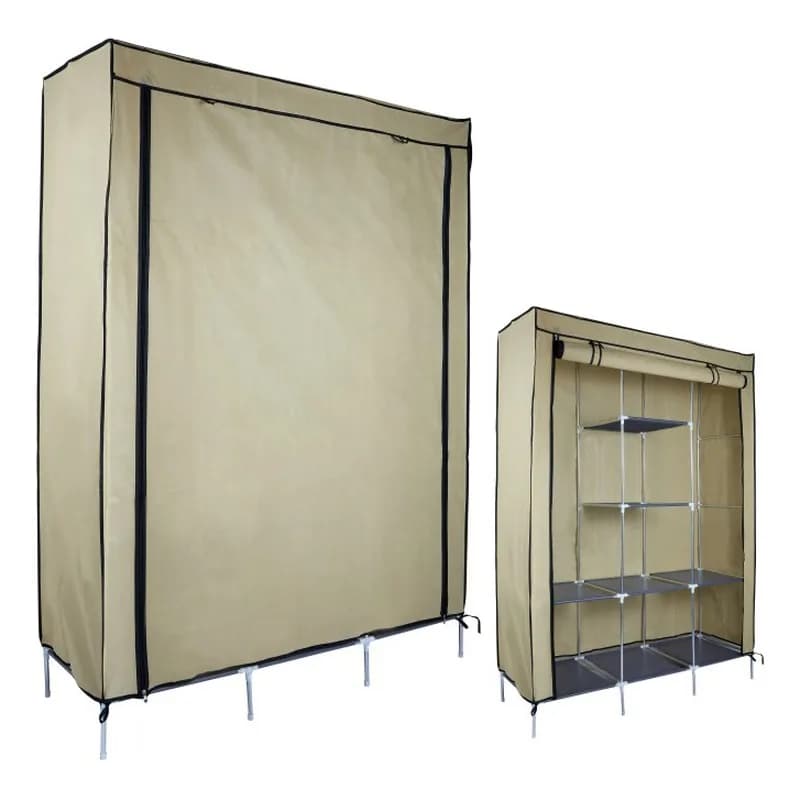İkiqat parça qarderob, metal karkaslı, 130 x 45 x 165 sm, şəkil 1