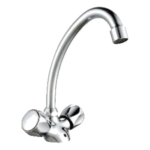 İki qollu lavabo krani, silindr qollar, şəkil 1