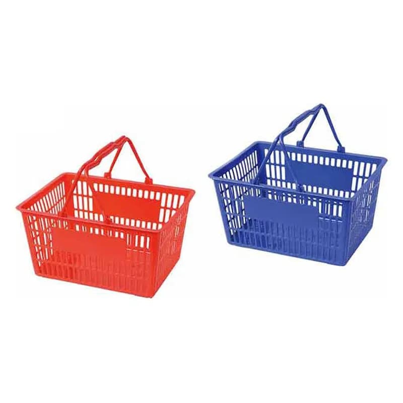 İki qulplu plastik alış-veriş səbəti, 400 x 290 x 210 mm, şəkil 1