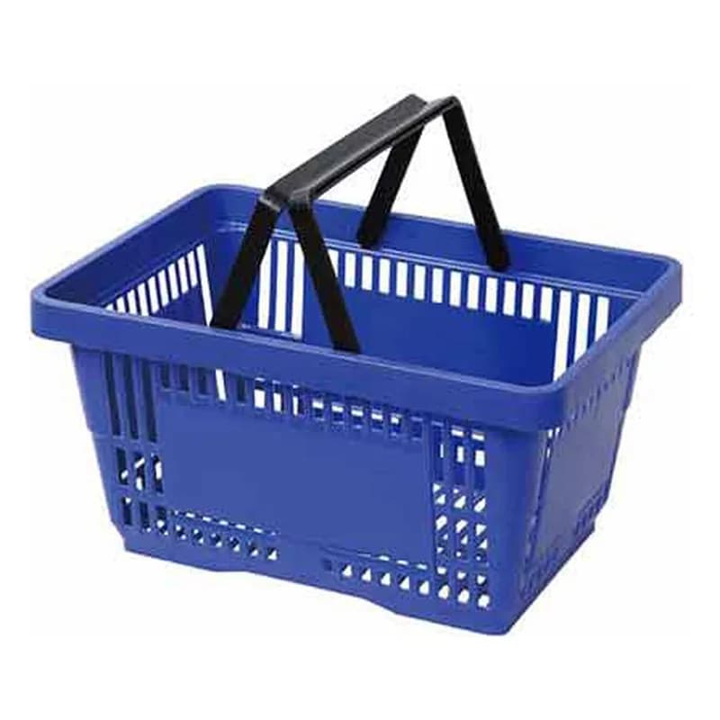 İki qulplu plastik alış-veriş səbəti, 425 x 295 x 225 mm, şəkil 1