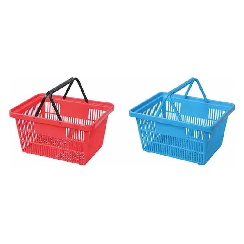 İki qulplu plastik alış-veriş səbəti, 425 x 325 x 230 mm, şəkil 1